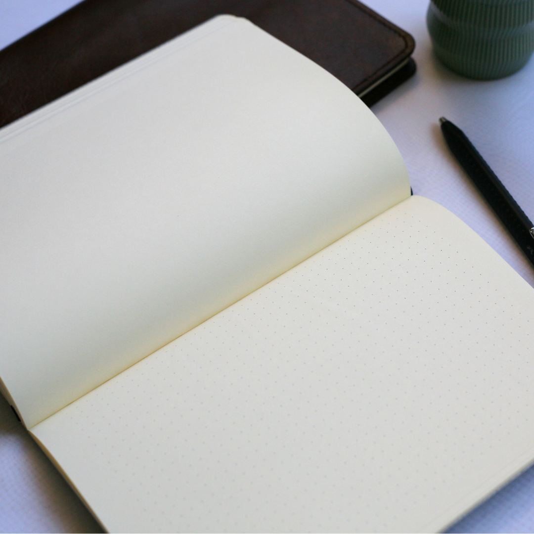 Rustik Leather Slip On Cover + Journal