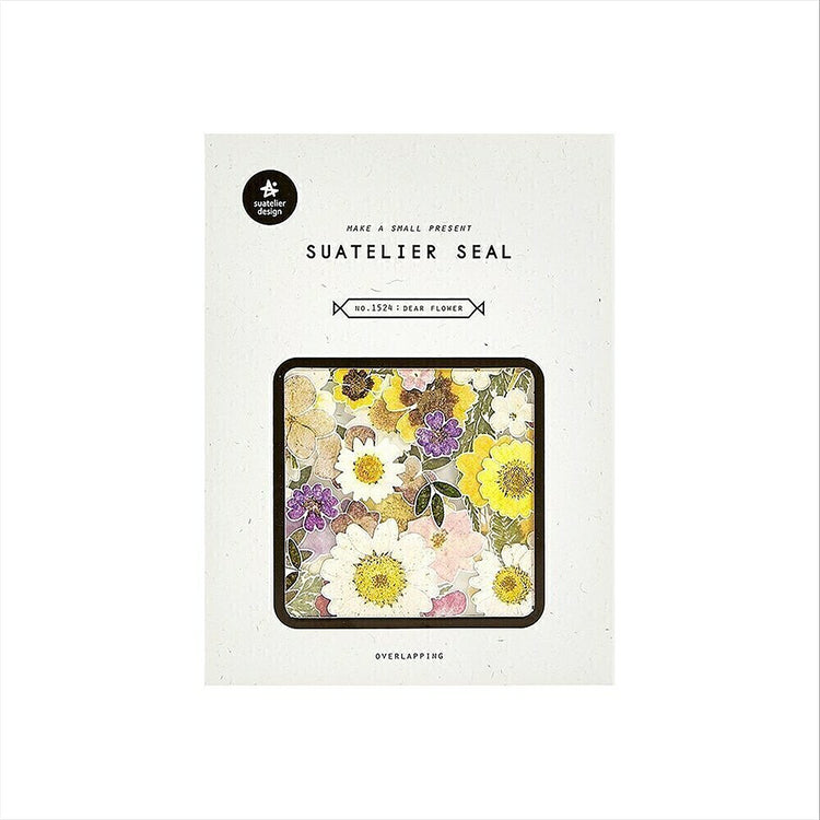 Image shows a floral sticker pack