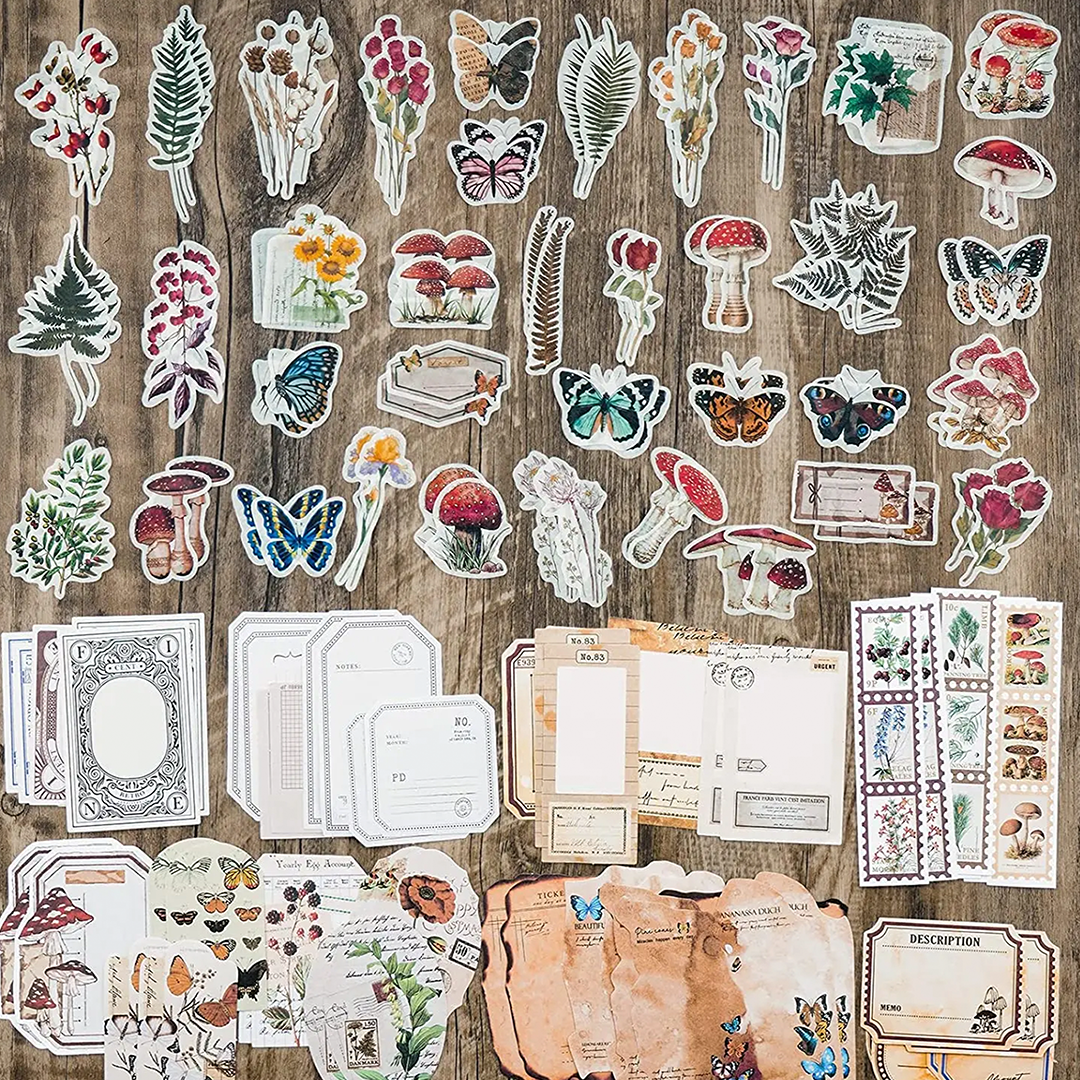 Junk Journaling Sticker Pack – The Papery
