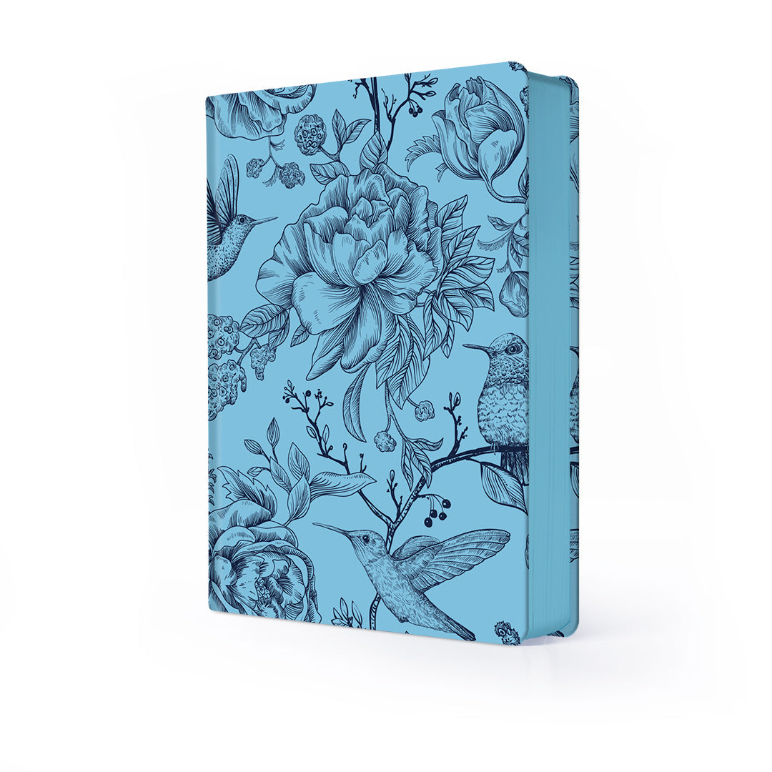 Image shows a hummingbird and floral multiplanner