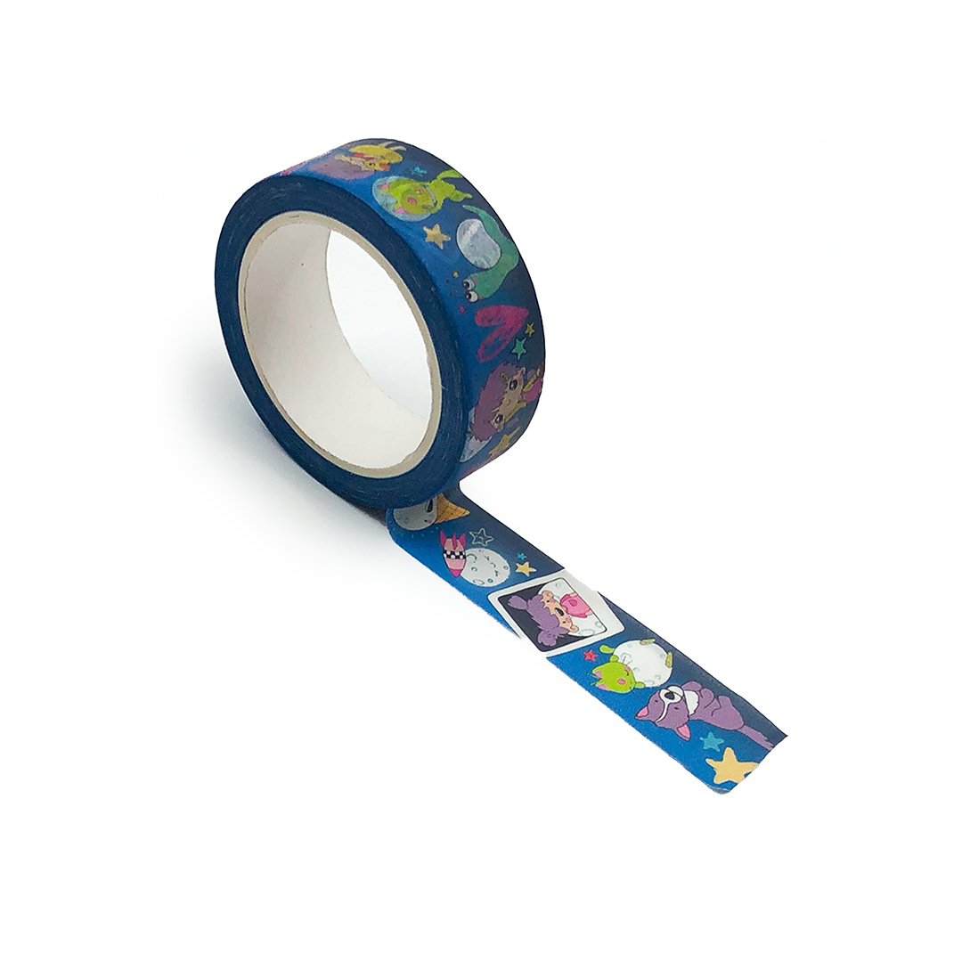 Image shows an moon theme washi tape