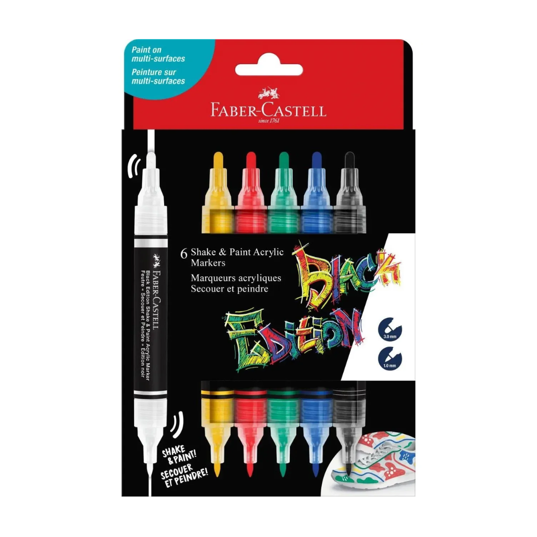 Faber-Castell Black Edition Acrylic Markers