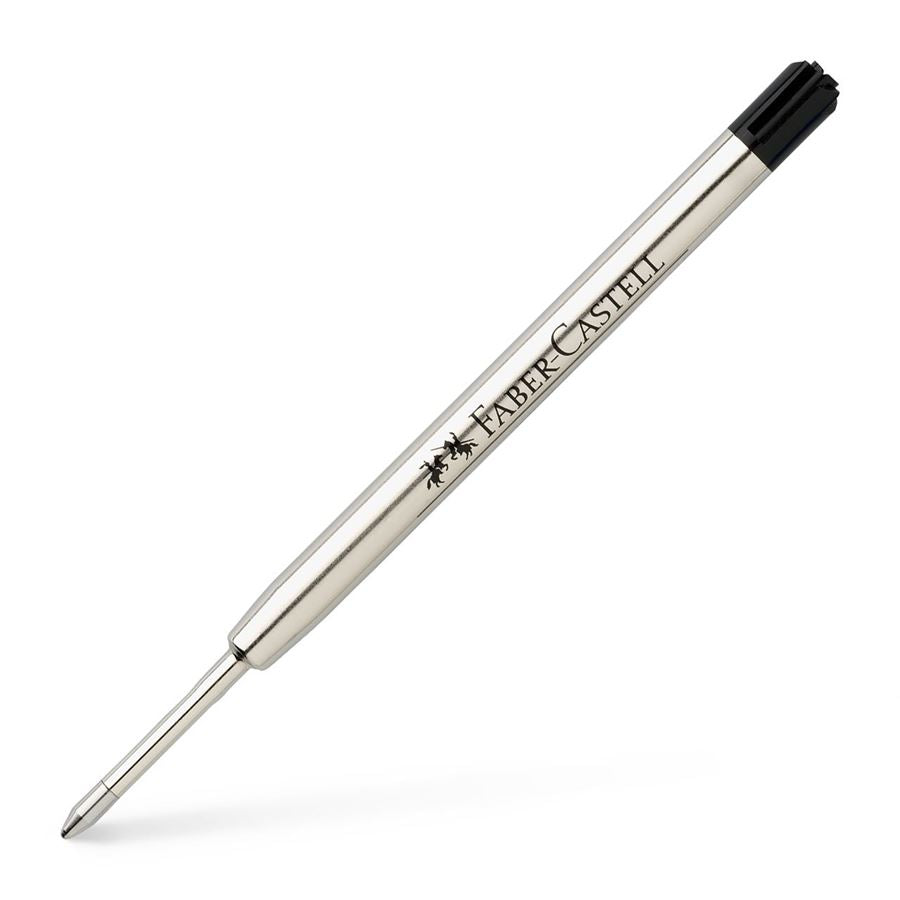 Image shows a black Faber-Castell ballpoint pen refill