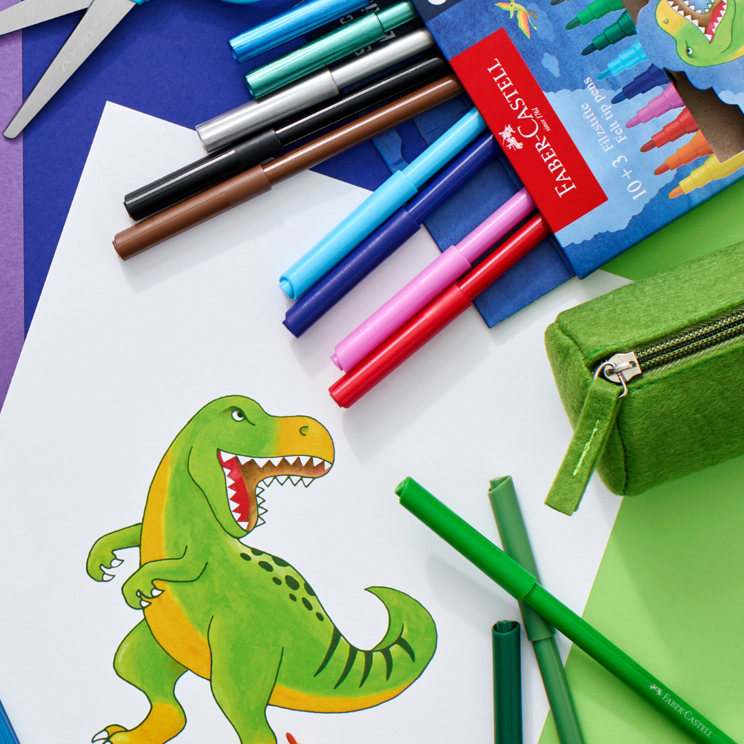 Faber-Castell Dinosaurus Felt-tip Pens