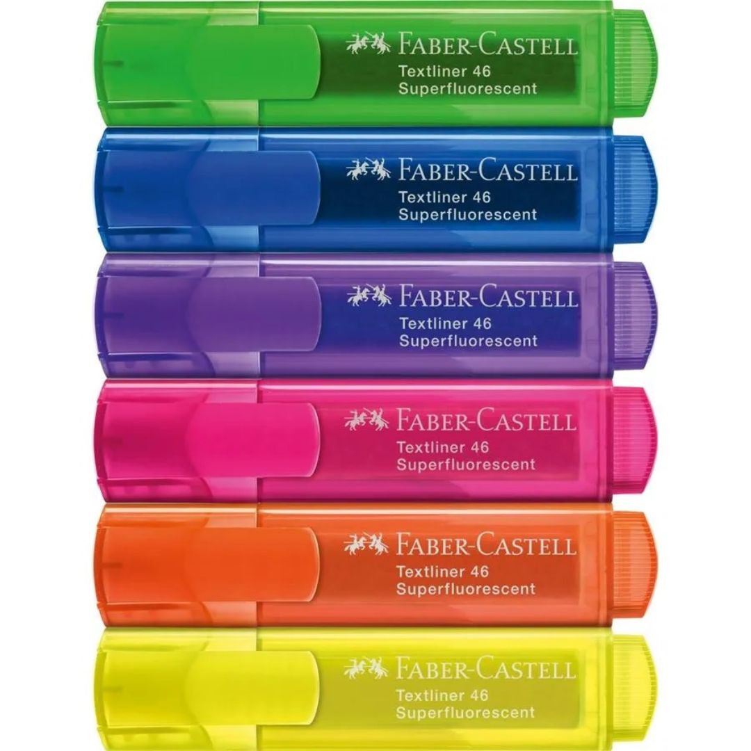 Faber-Castell Textliners 46 - Super Fluorescent Sets (New)