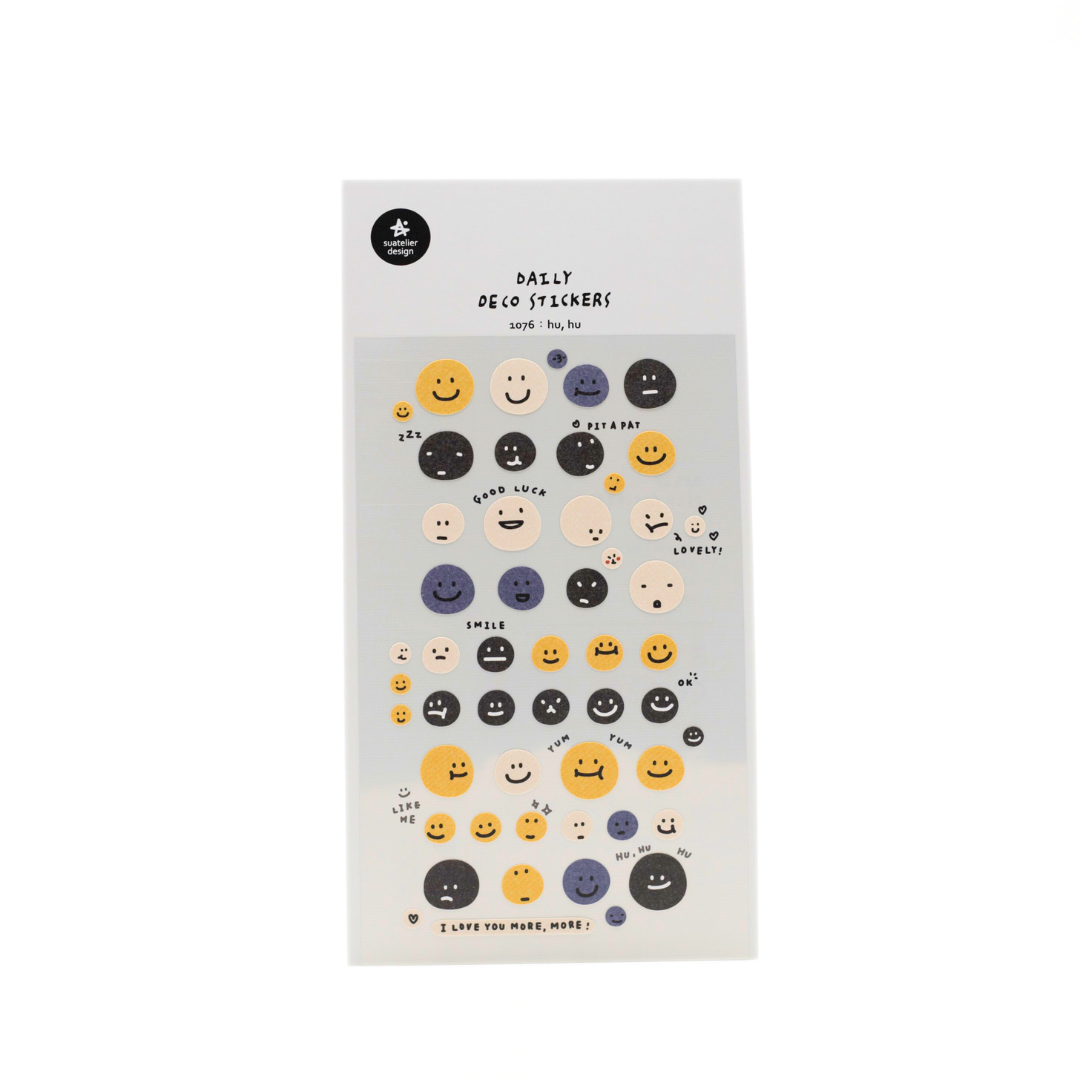 Sticker Box Faces Make A Face Sticker Pack – The Papery