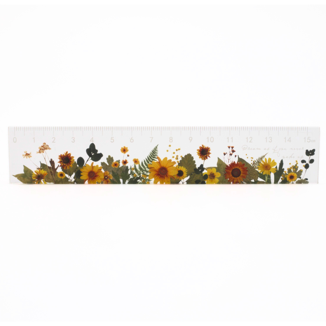 Assorted Flower Rulers (15cm)