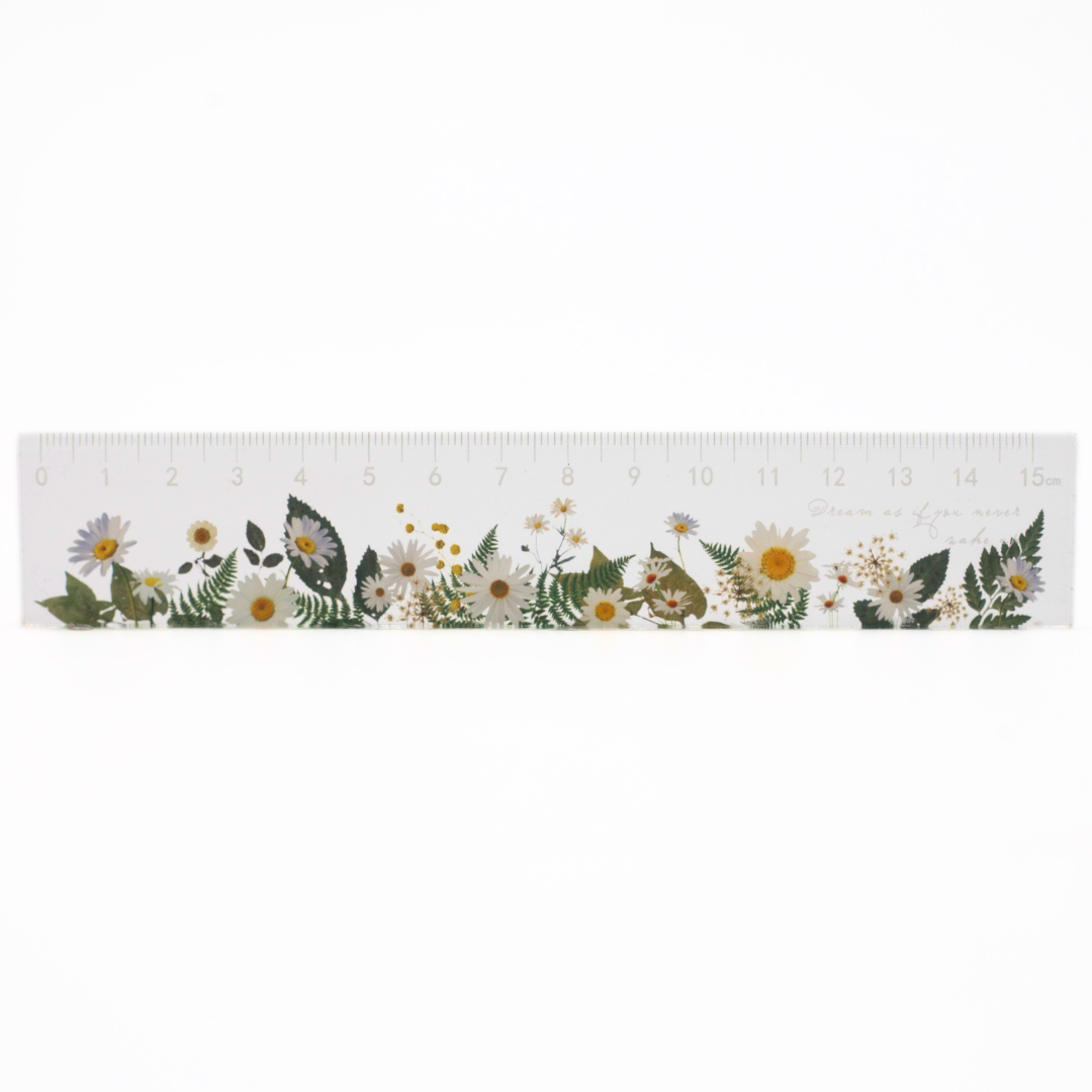 Assorted Flower Rulers (15cm)