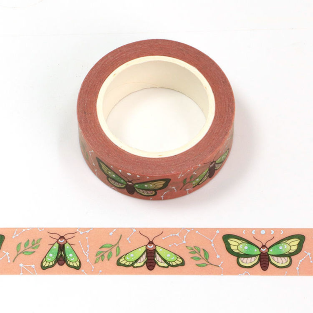 SP10-32 Pretty Moth Washi Tape