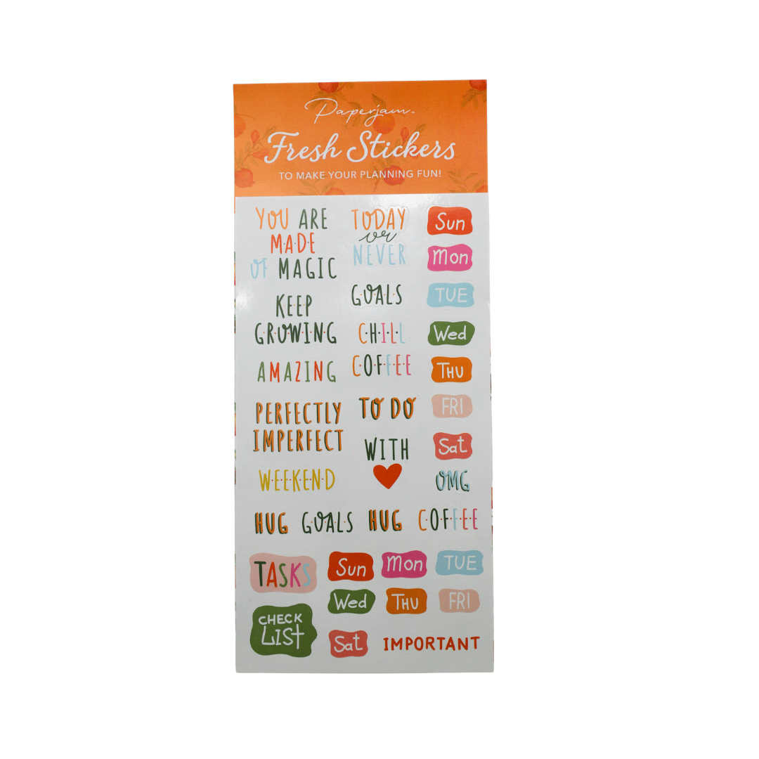Fresh Start Sticker Pack – The Papery
