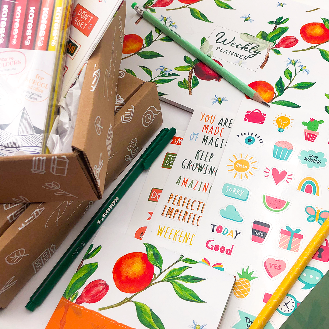 Image shows a fresh start stationery box