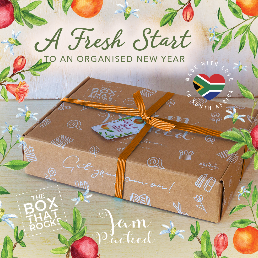 Image shows a fresh start stationery box