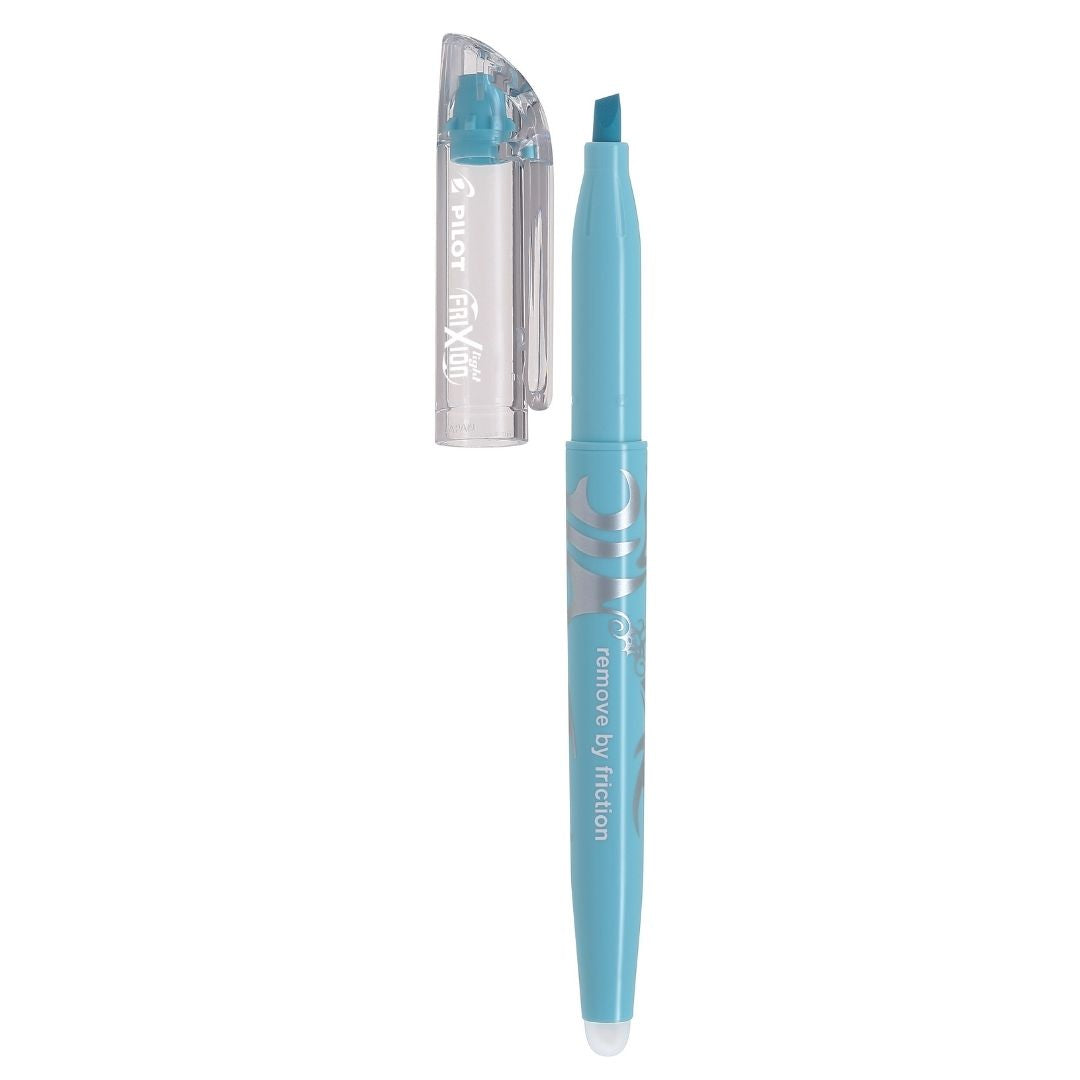 Image shows a pastel blue Pilot marker