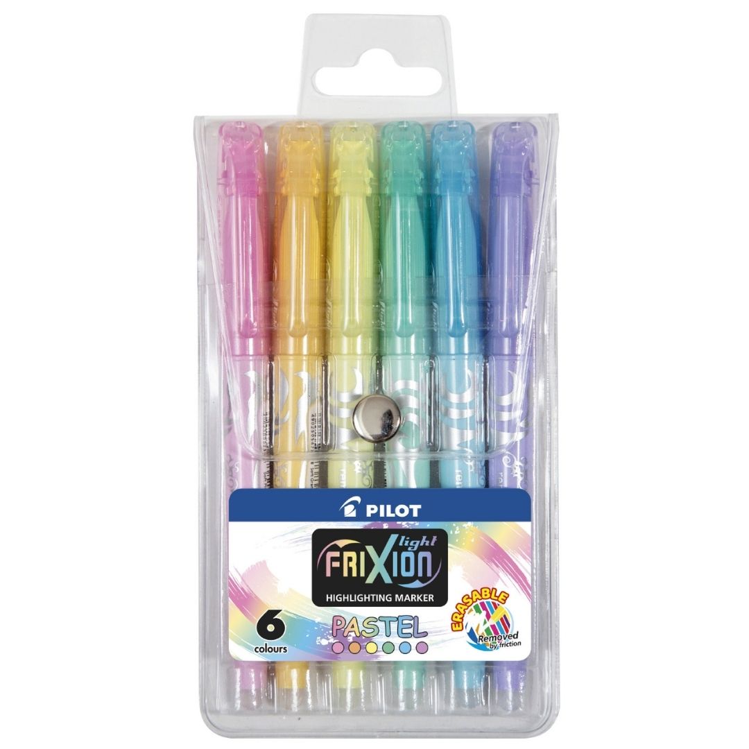 Image shows a set of pastel Pilot markers