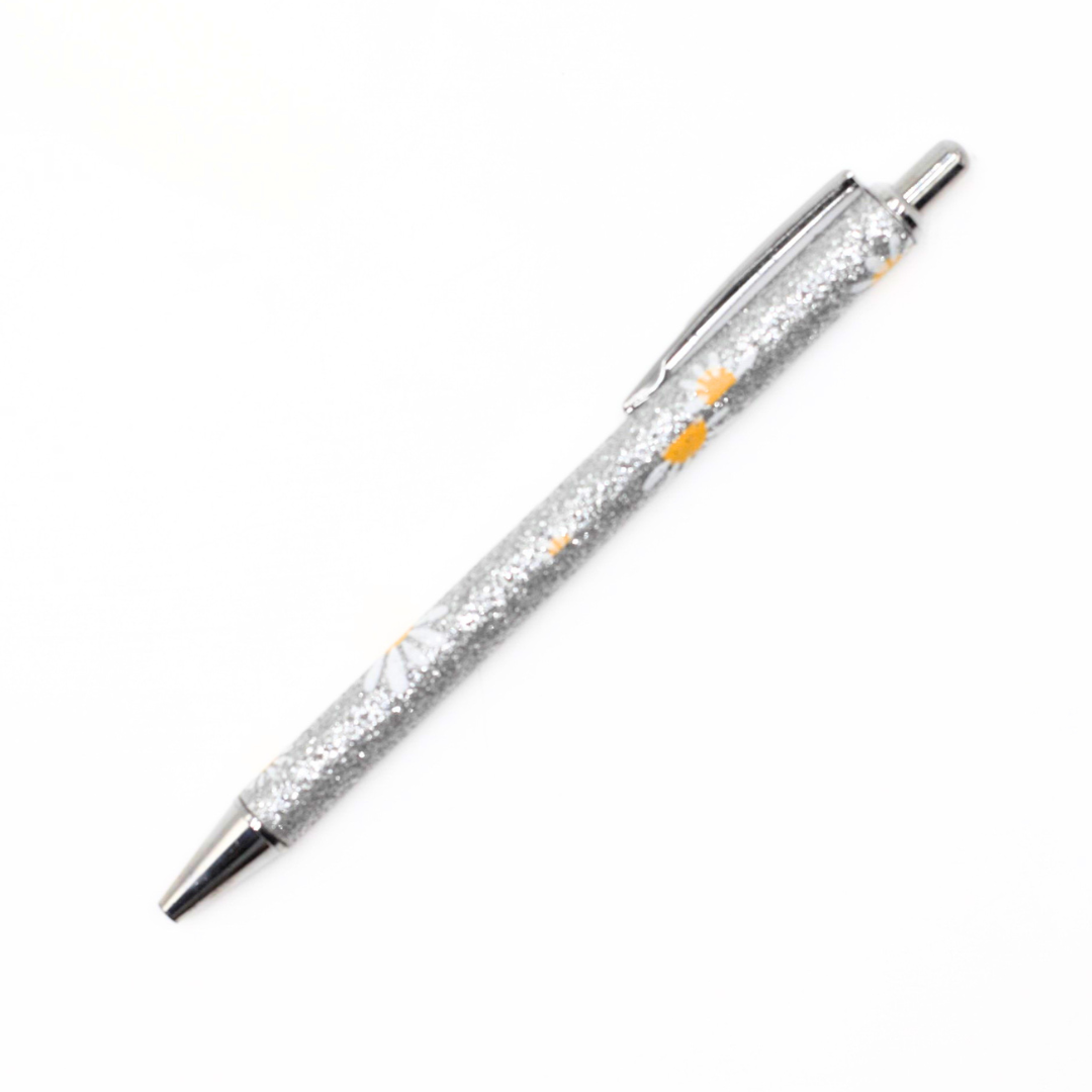 Glitter Daisy Pens