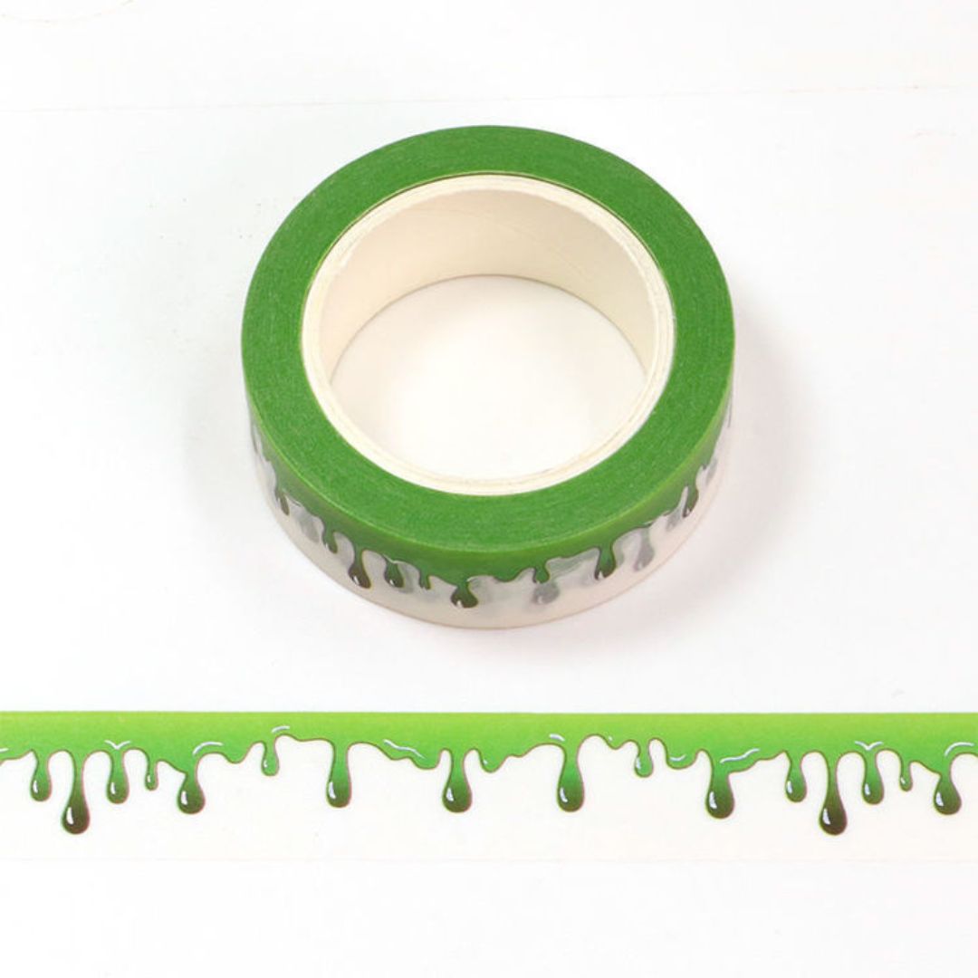 Green jelly washi tape 
