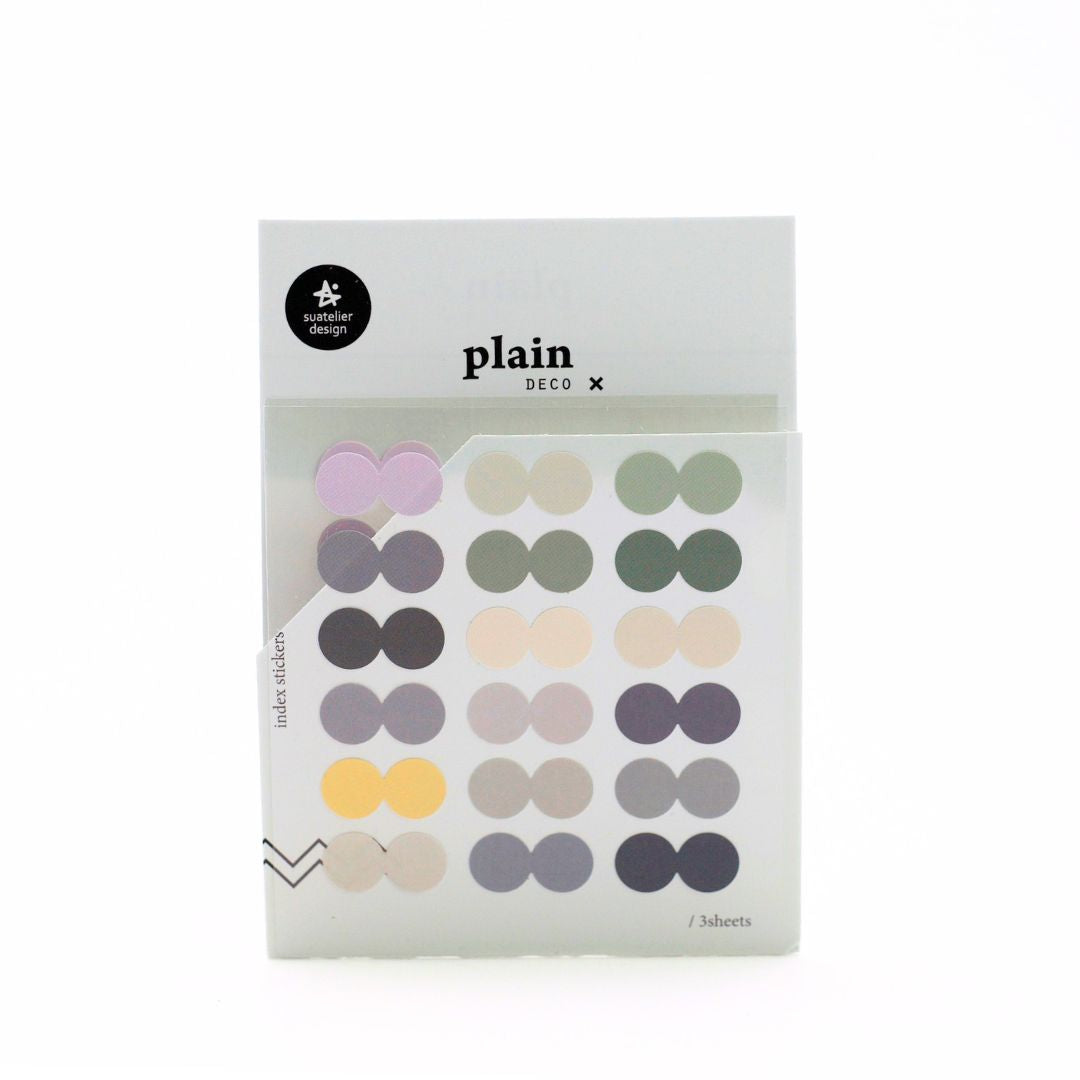 Grey Dots Index Sticker Pack