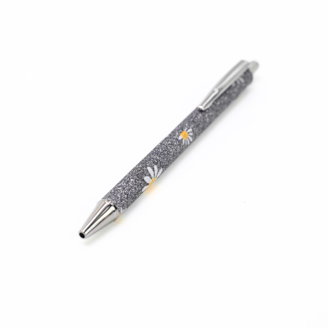 Glitter Daisy Pens