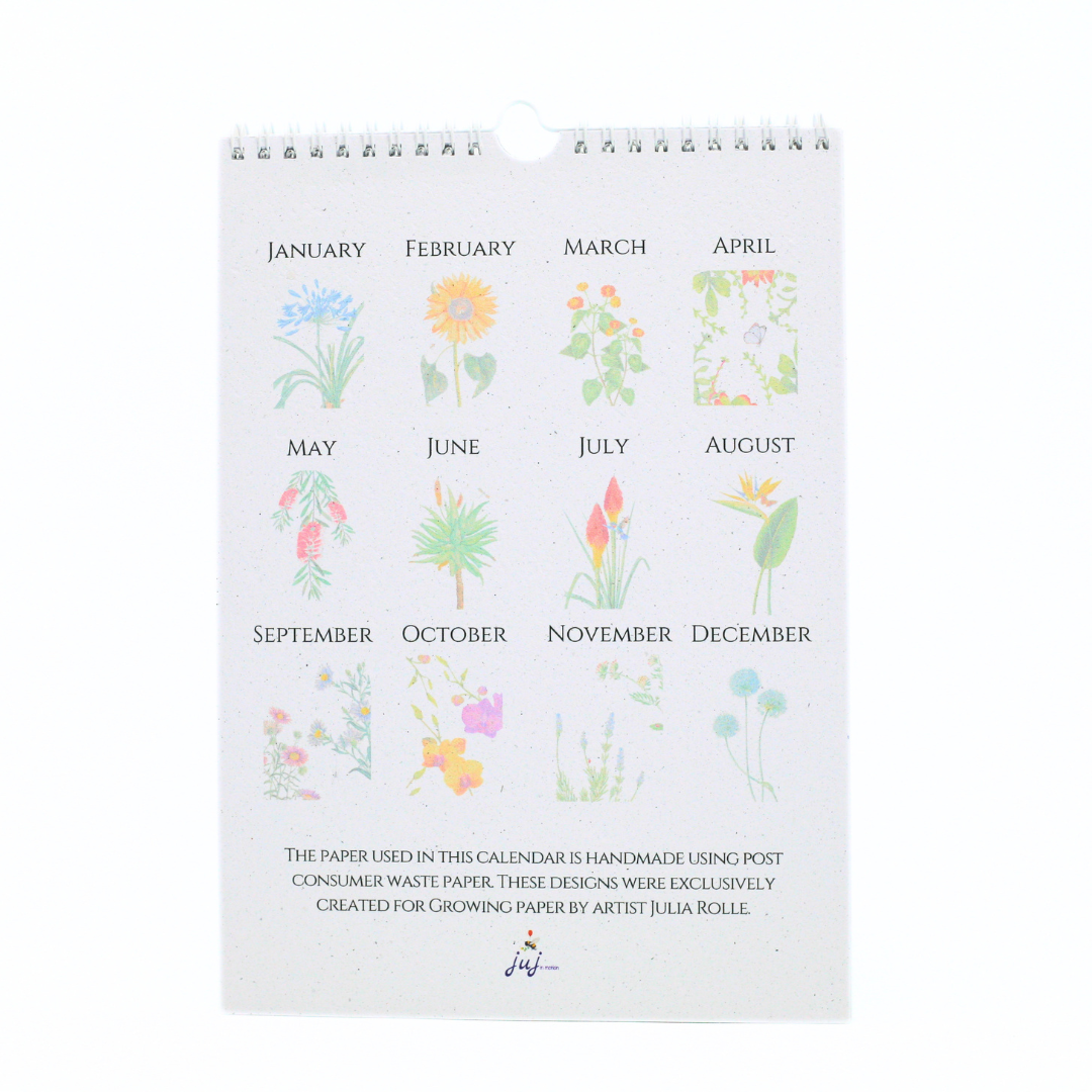 In The Garden Birthday Calendar