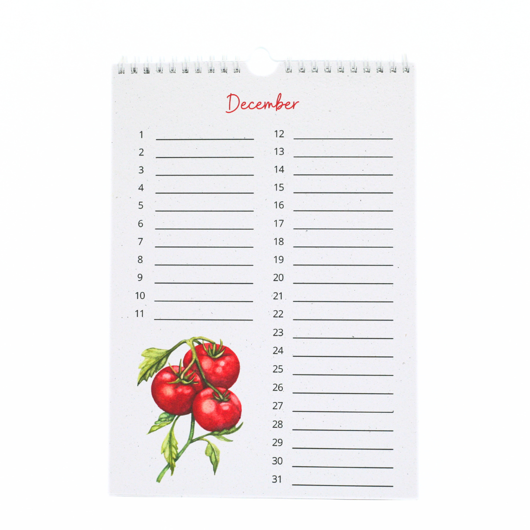 Nature's Palette Birthday Calendar