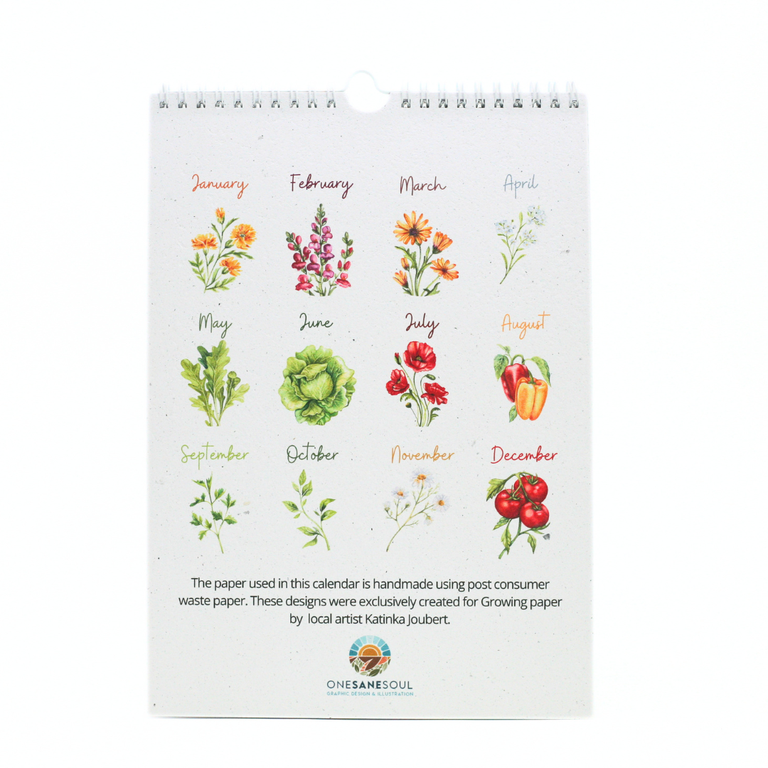 Nature's Palette Birthday Calendar