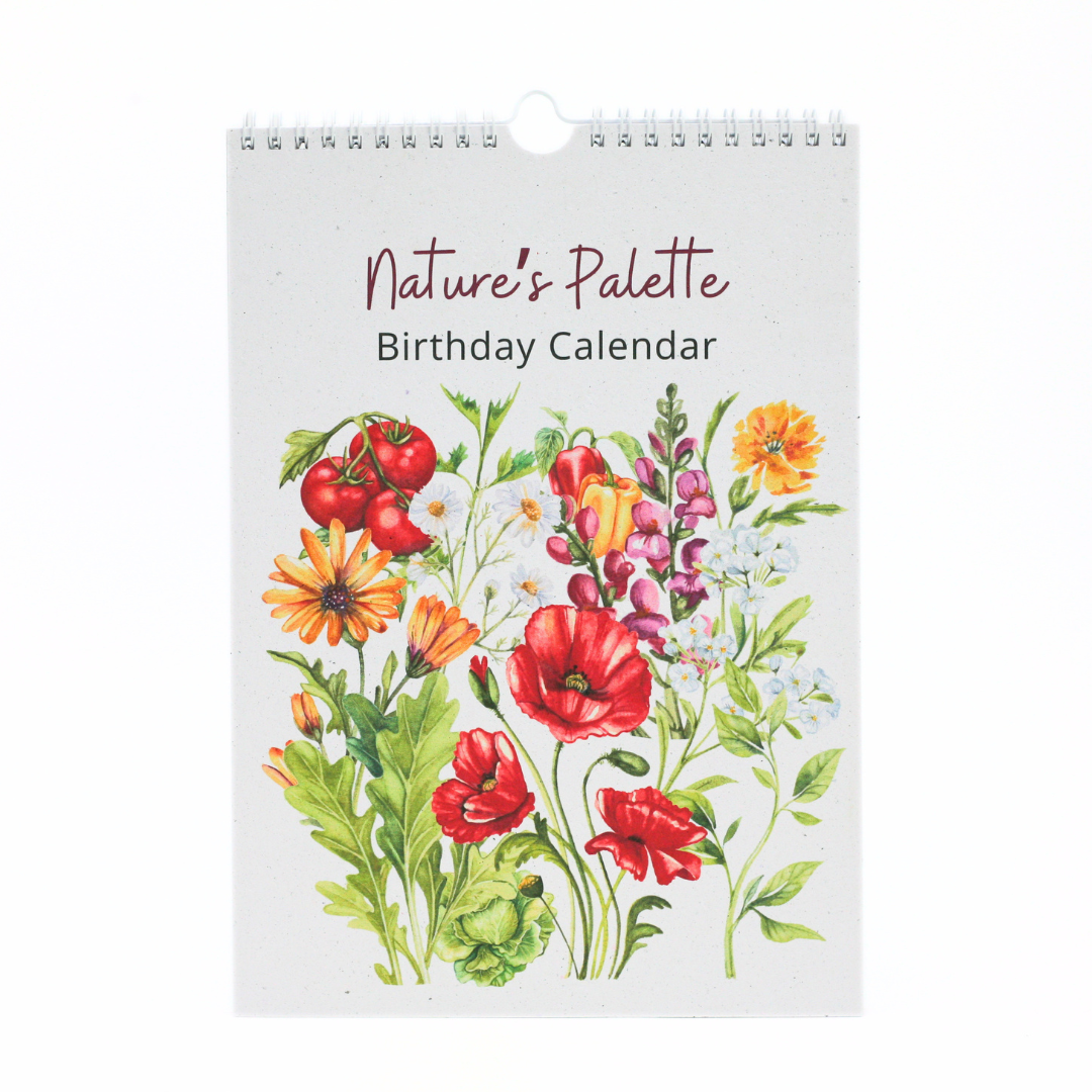 Nature's Palette Birthday Calendar