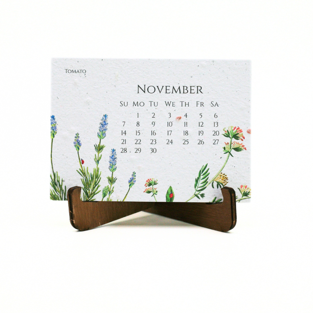 In The Garden Seed Paper 2027 Calendar