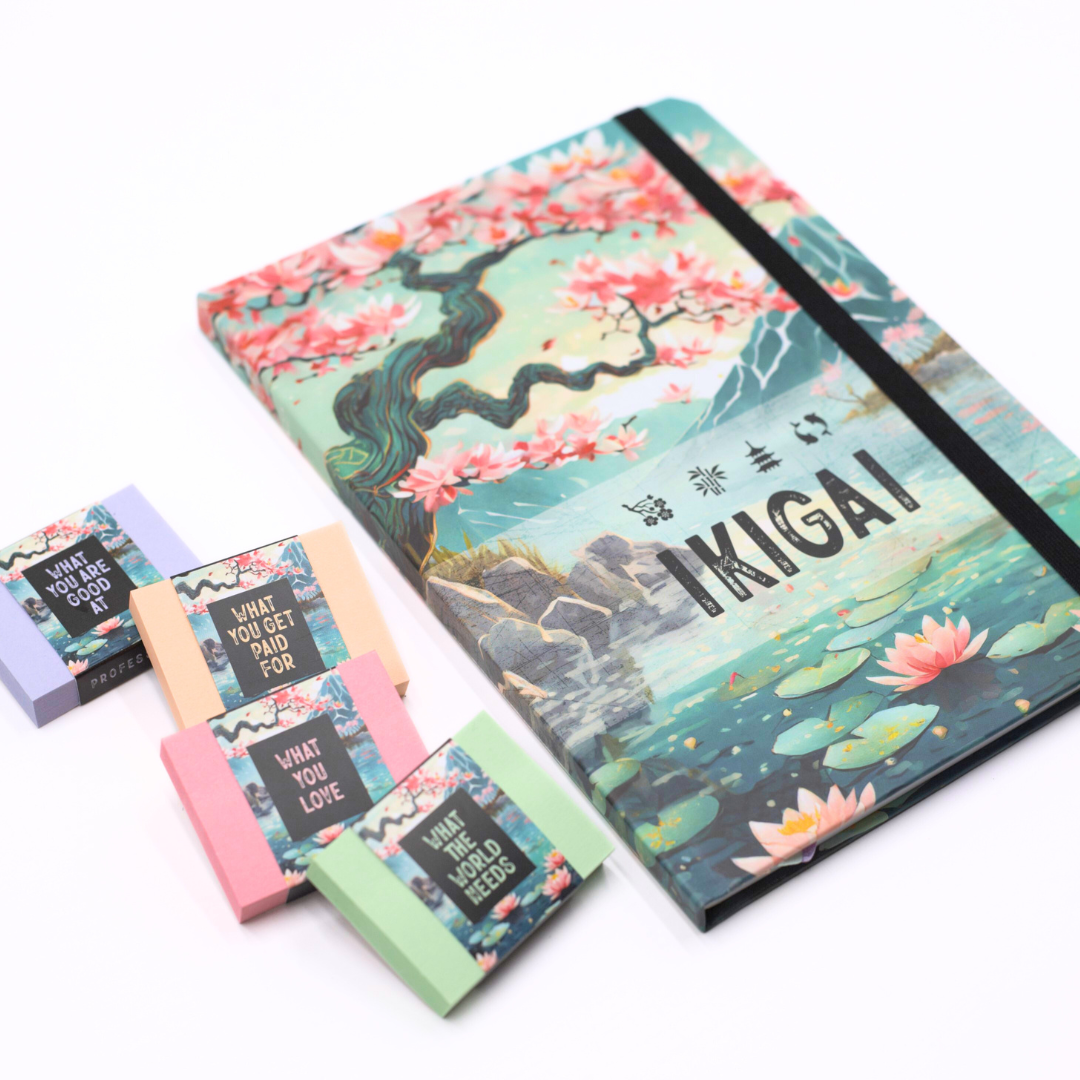 Ikigai A5 Journal & Memo Pad Set