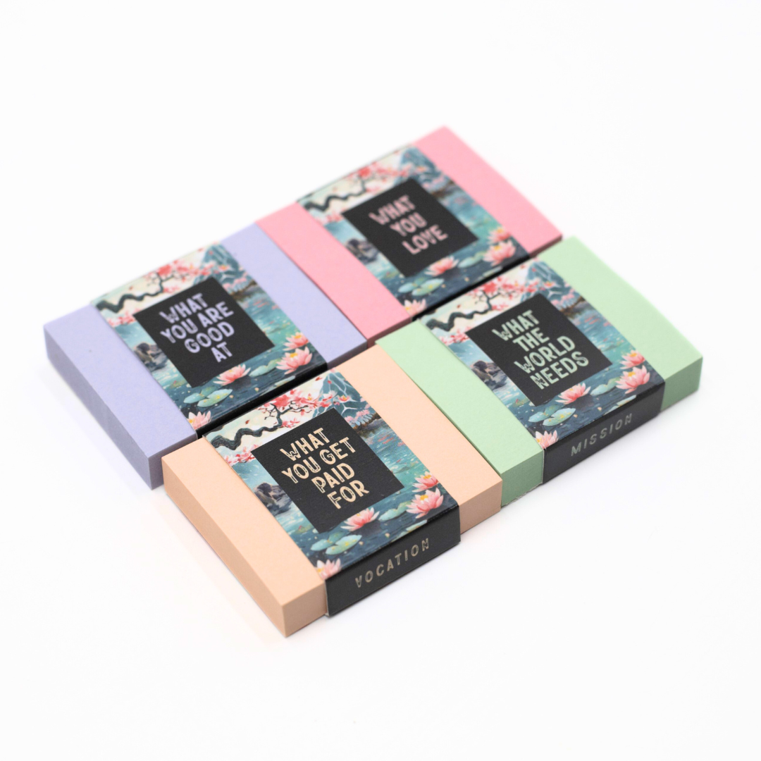 Ikigai A5 Journal & Memo Pad Set