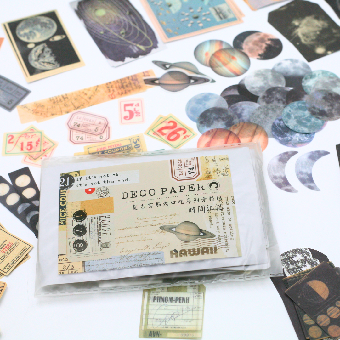 Junk Journaling Sticker Pack - Celestial