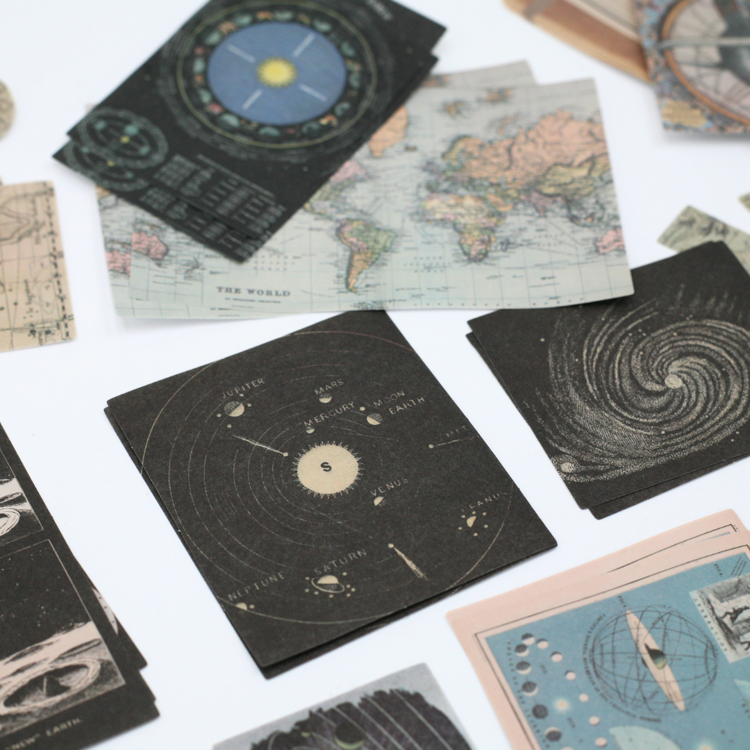 Junk Journaling Sticker Pack - Celestial