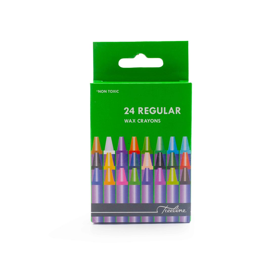 Image shows a set of kids wax crayons