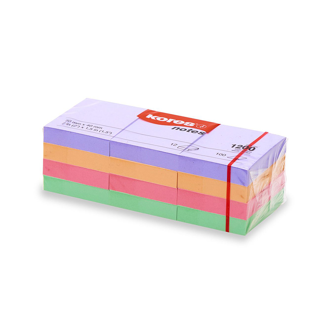 Kores Sticky Notes Kores Pastel Sticky Memo Pad Set – The Papery