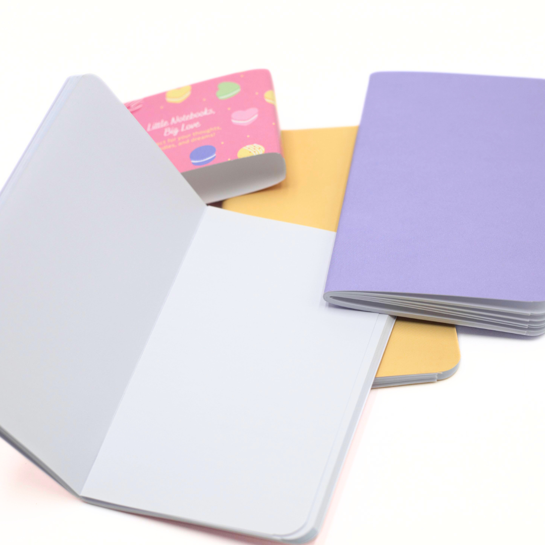 Love & Macarons A6 Notebooks