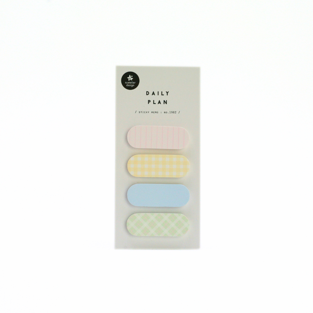 Daily Plan - Set of 4 Memo Pads