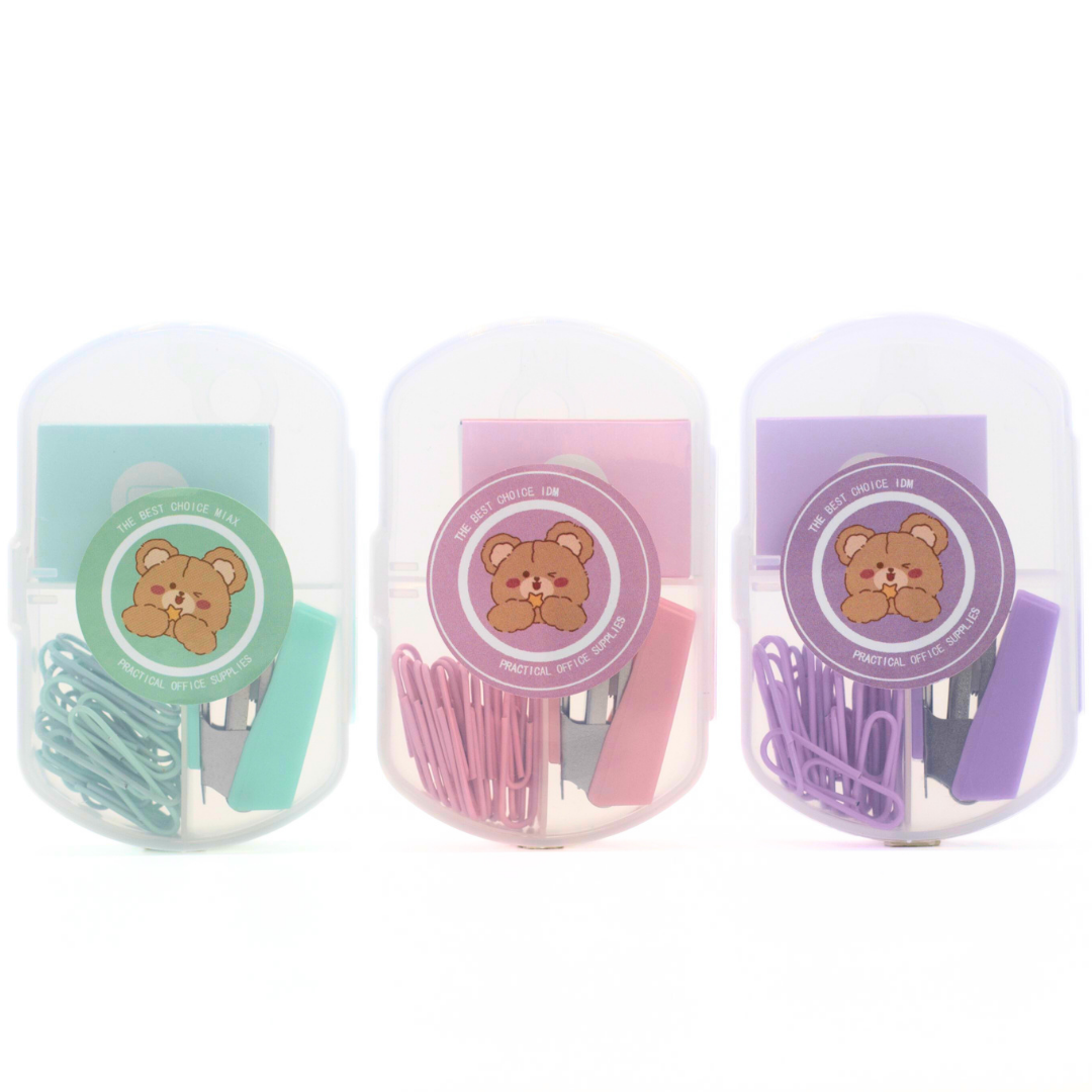 Mini Pastel Stapler Set