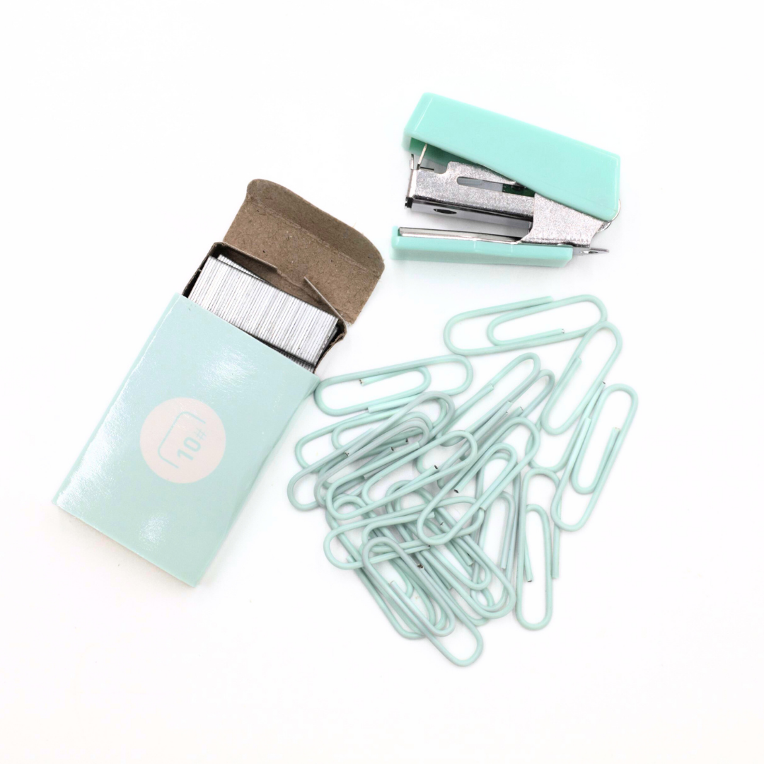 Mini Pastel Stapler Set