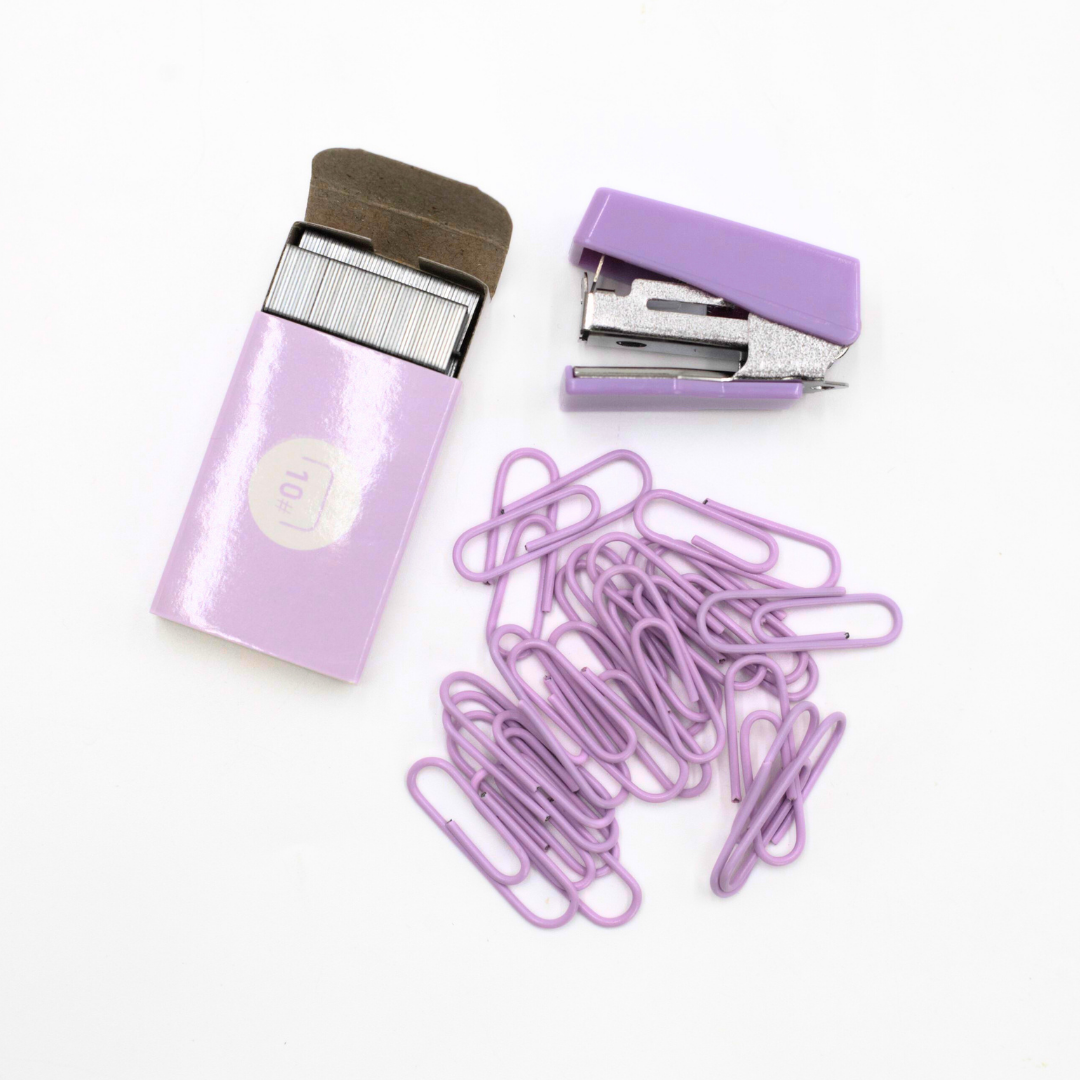 Mini Pastel Stapler Set