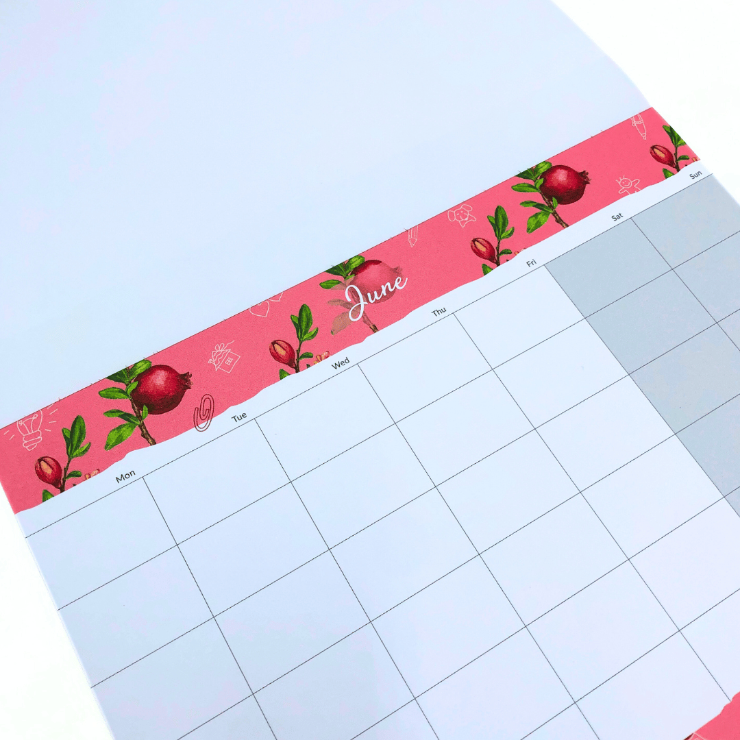 Fresh Start Undated Monthly Planner