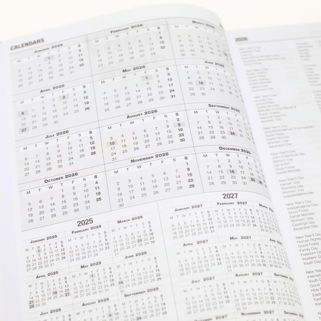 Nappa A4 Diary 2026