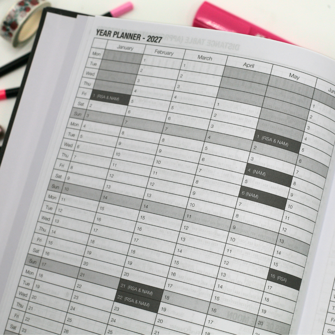 Nappa A4 Diary 2027