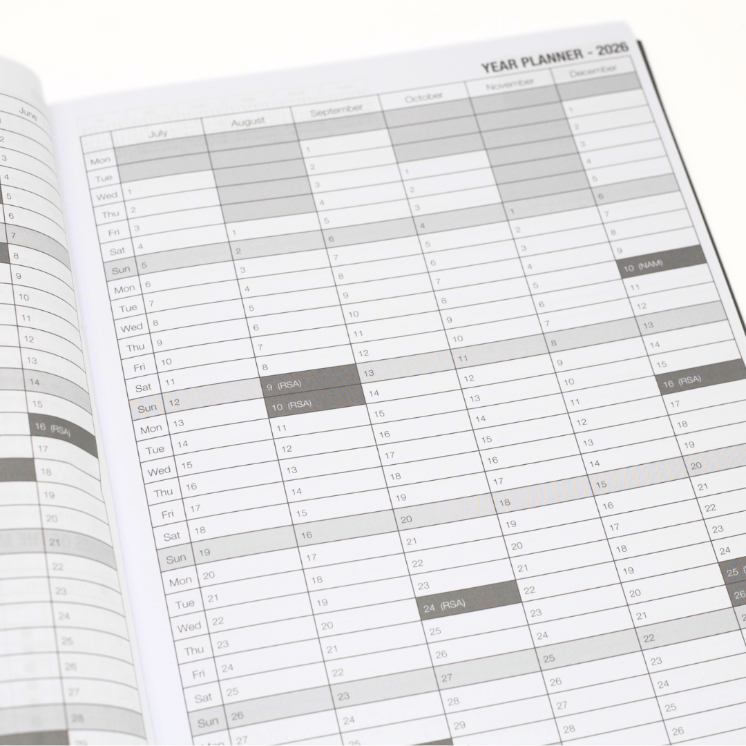 Nappa A4 Diary 2026