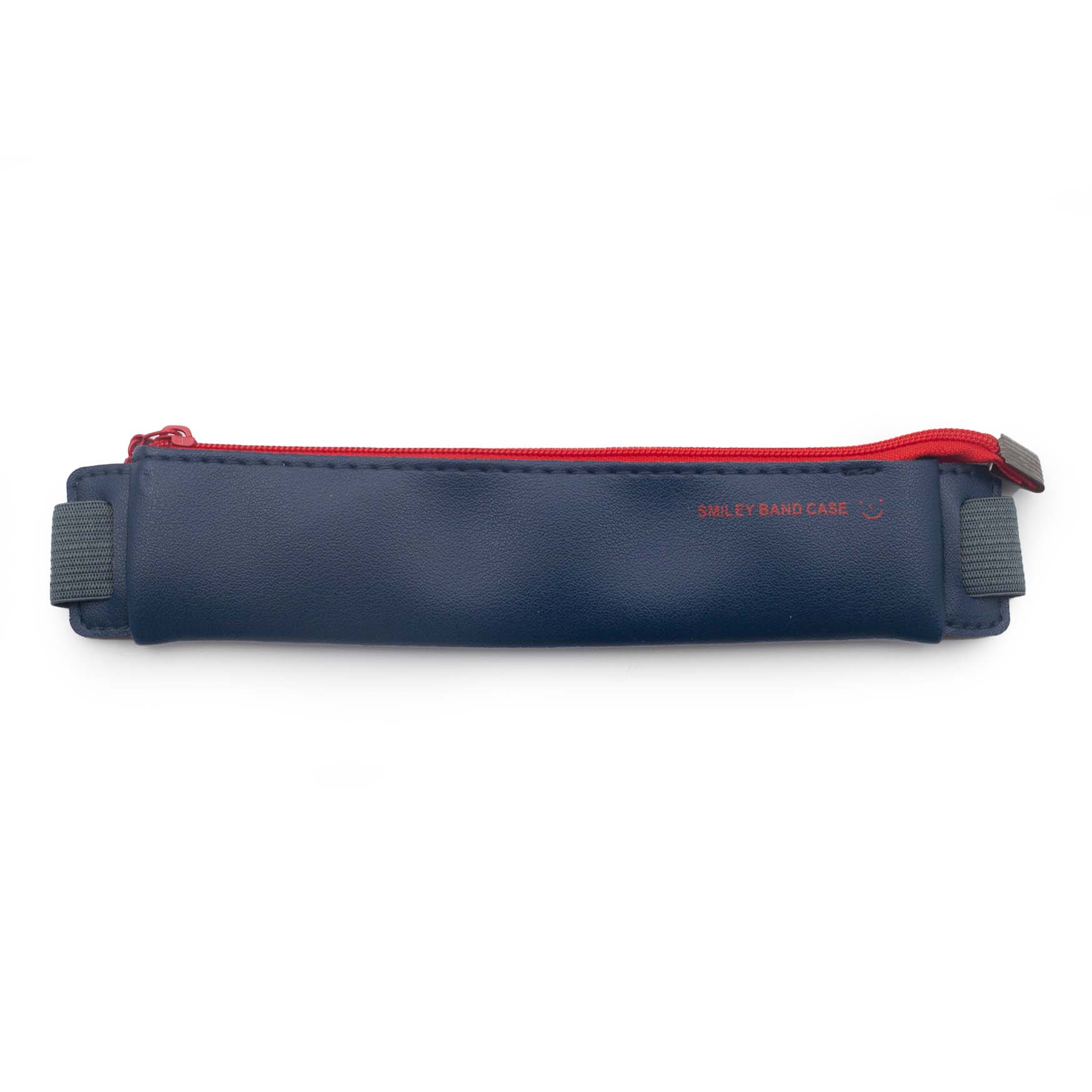 Image shows a navy Blue diary/pencil pouch