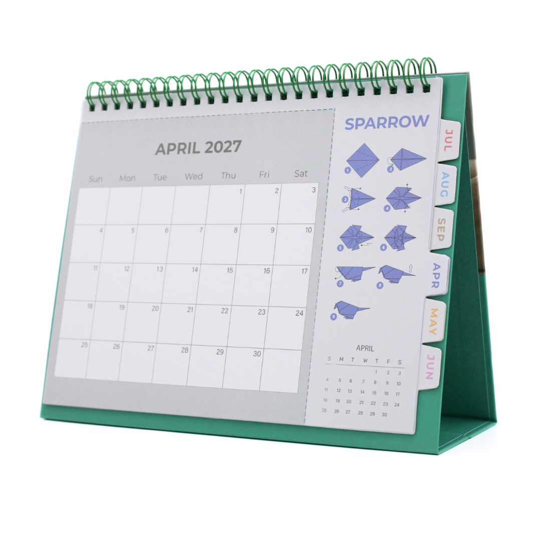 Origami 2027 Tent Calendars