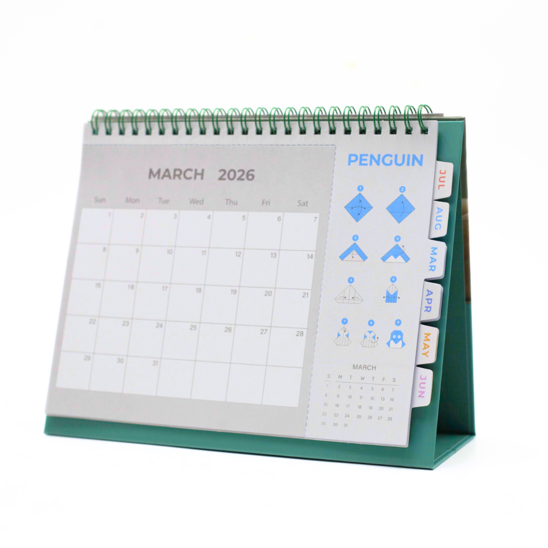 Origami 2026 Tent Calendar