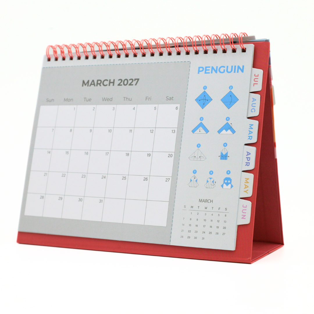 Origami 2027 Tent Calendars