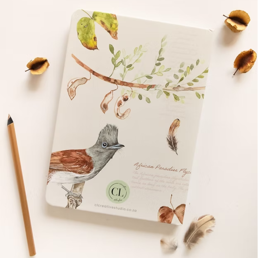 African Birds A5 Hard Cover Journal