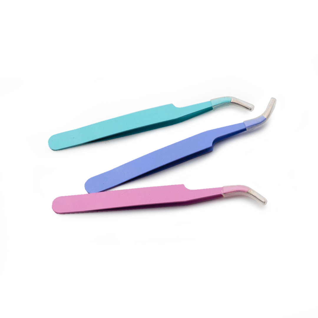 Image shows pastel craft tweezers