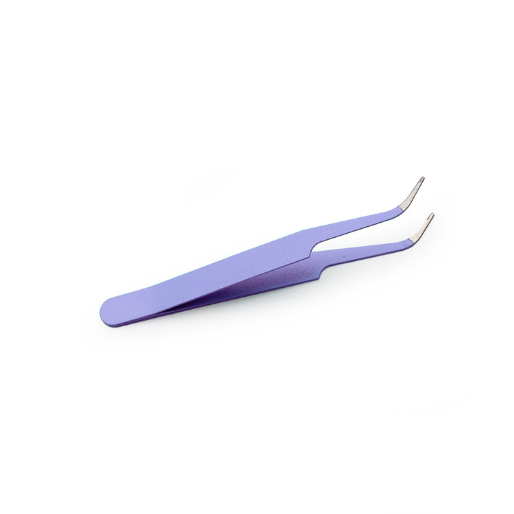 Image shows a pastel purple craft tweezer