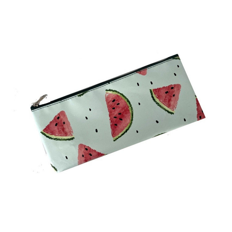 Image shows a watermelon pencil bag